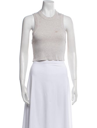 KITH Crew Neck Sleeveless Crop Top