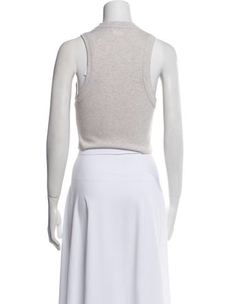 KITH Crew Neck Sleeveless Crop Top