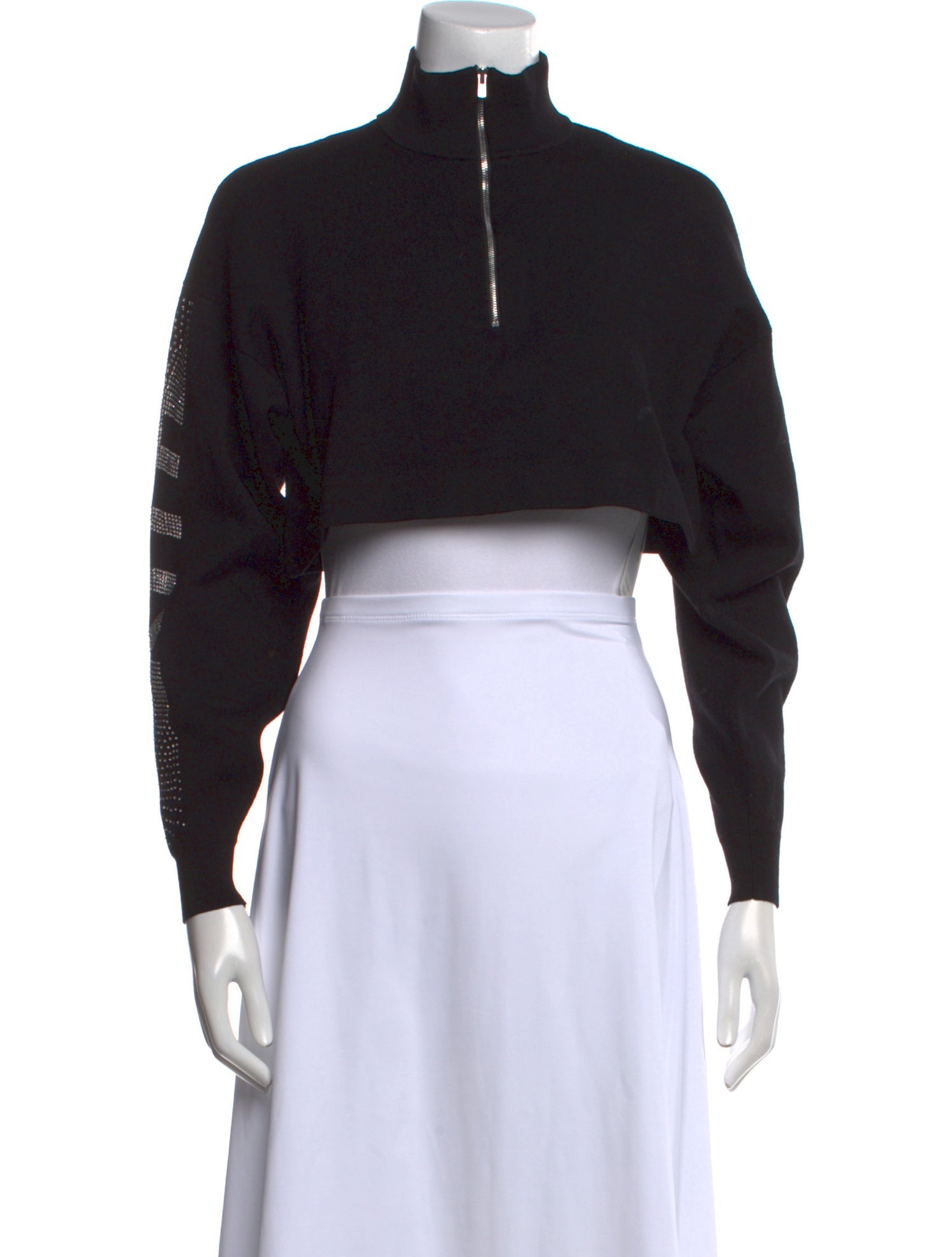 KITH Mock Neck Long Sleeve Crop Top