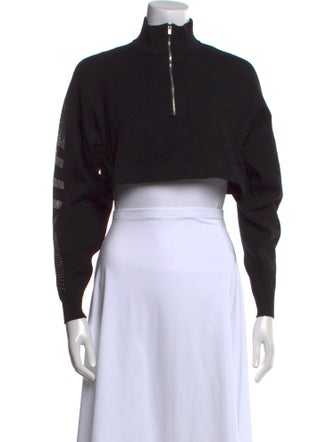 KITH Mock Neck Long Sleeve Crop Top