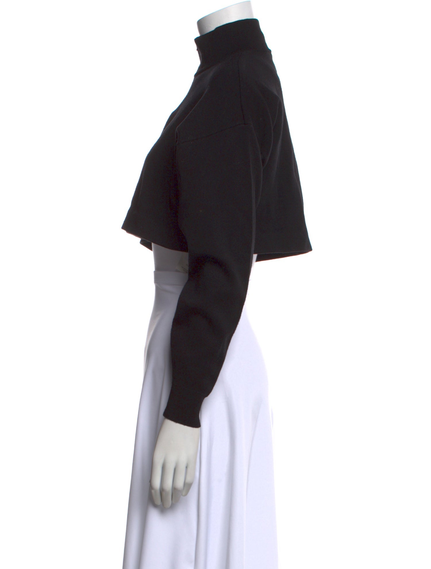 KITH Mock Neck Long Sleeve Crop Top