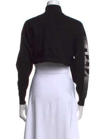 KITH Mock Neck Long Sleeve Crop Top