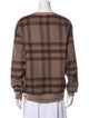 KITH Wool Plaid Print Sweatshirt