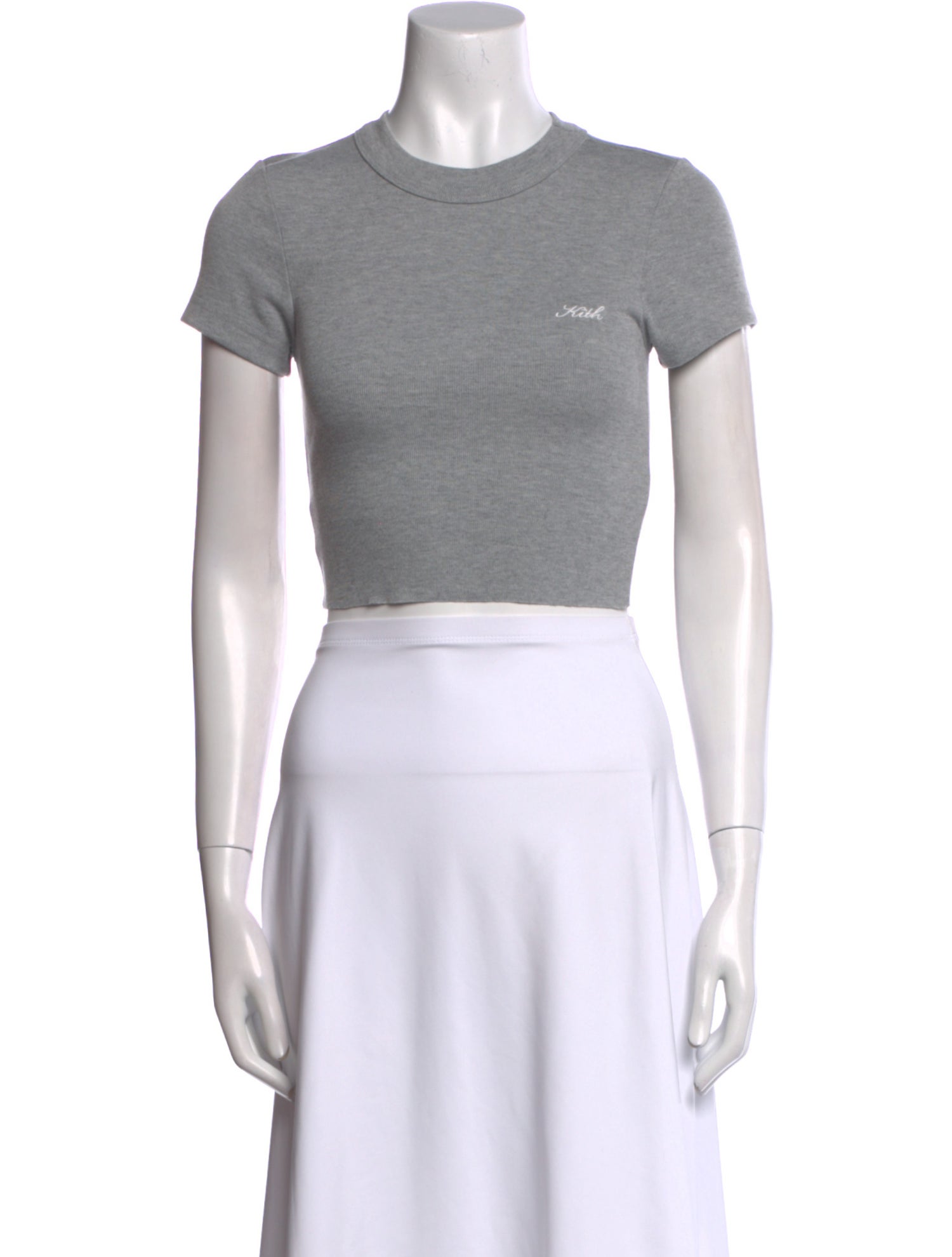 KITH Crew Neck Short Sleeve Crop Top