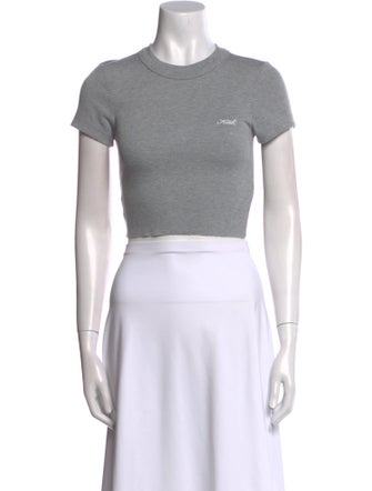 KITH Crew Neck Short Sleeve Crop Top
