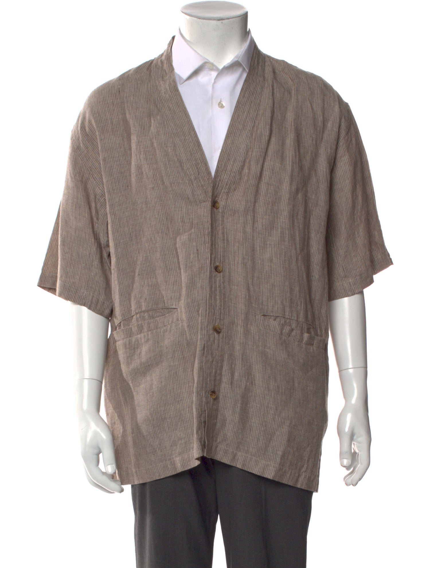 KITH Linen Striped Shirt