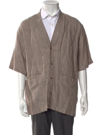 KITH Linen Striped Shirt