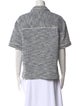 KITH Tweed Pattern Short Sleeve Button-Up Top