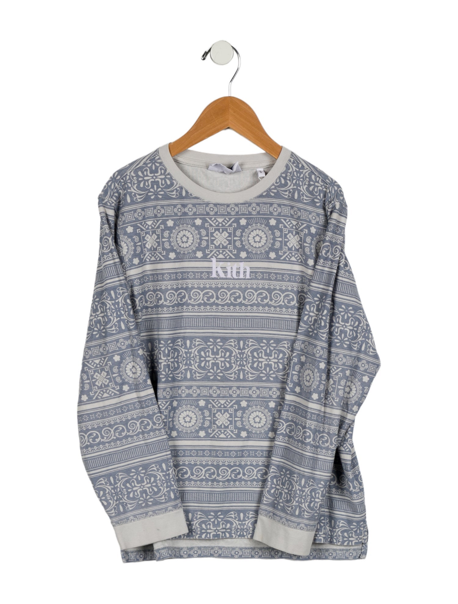 KITH Kids' Printed Long Sleeve Shirt