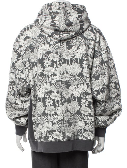 KITH Floral Print Crew Neck Hoodie