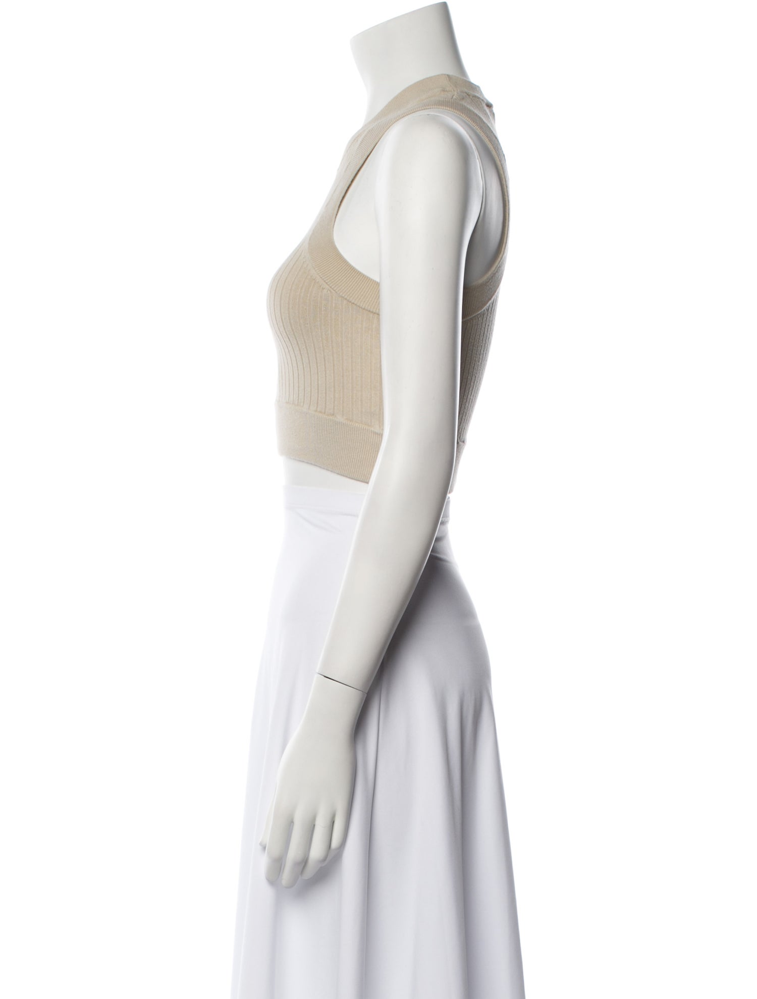 KITH Crew Neck Sleeveless Crop Top