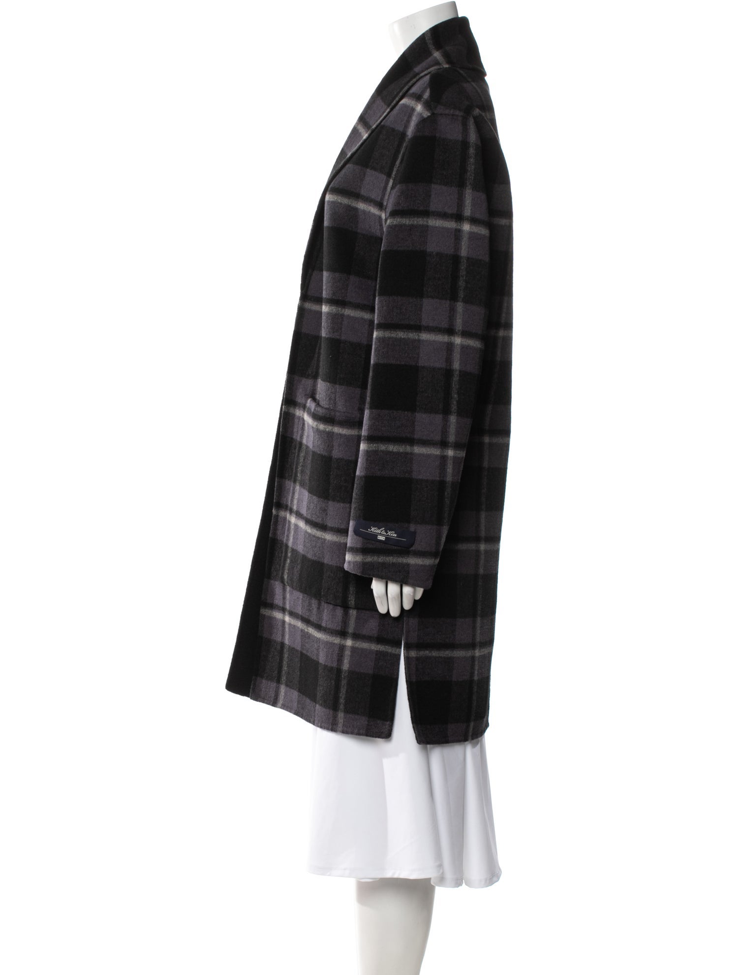 KITH Wool Plaid Print Coat