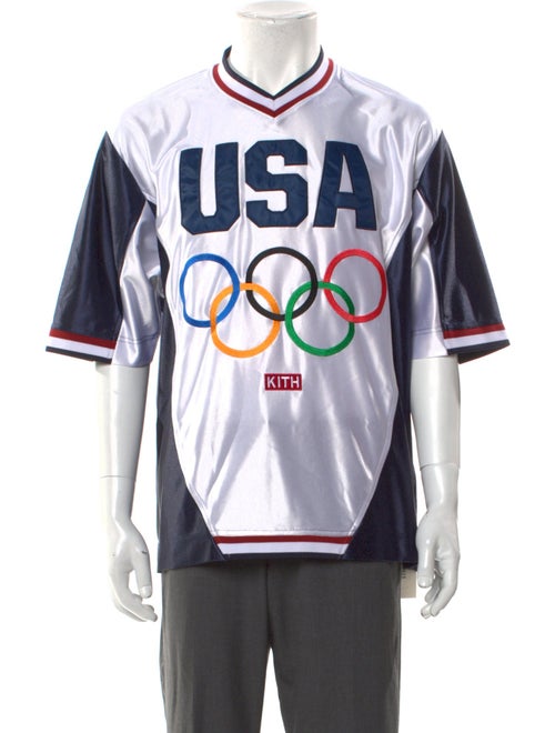 KITH Graphic Print V-Neck T-Shirt