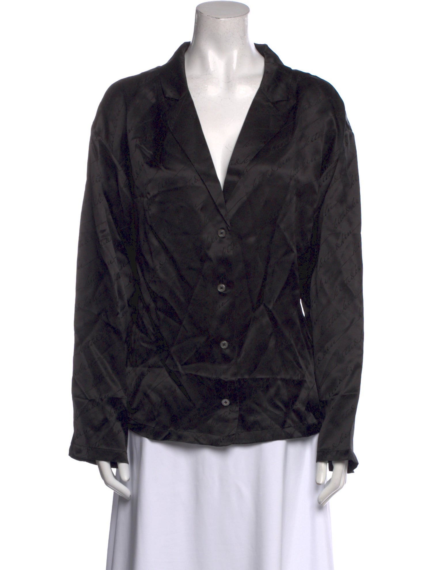 KITH Silk V-Neck Blouse w/ Tags