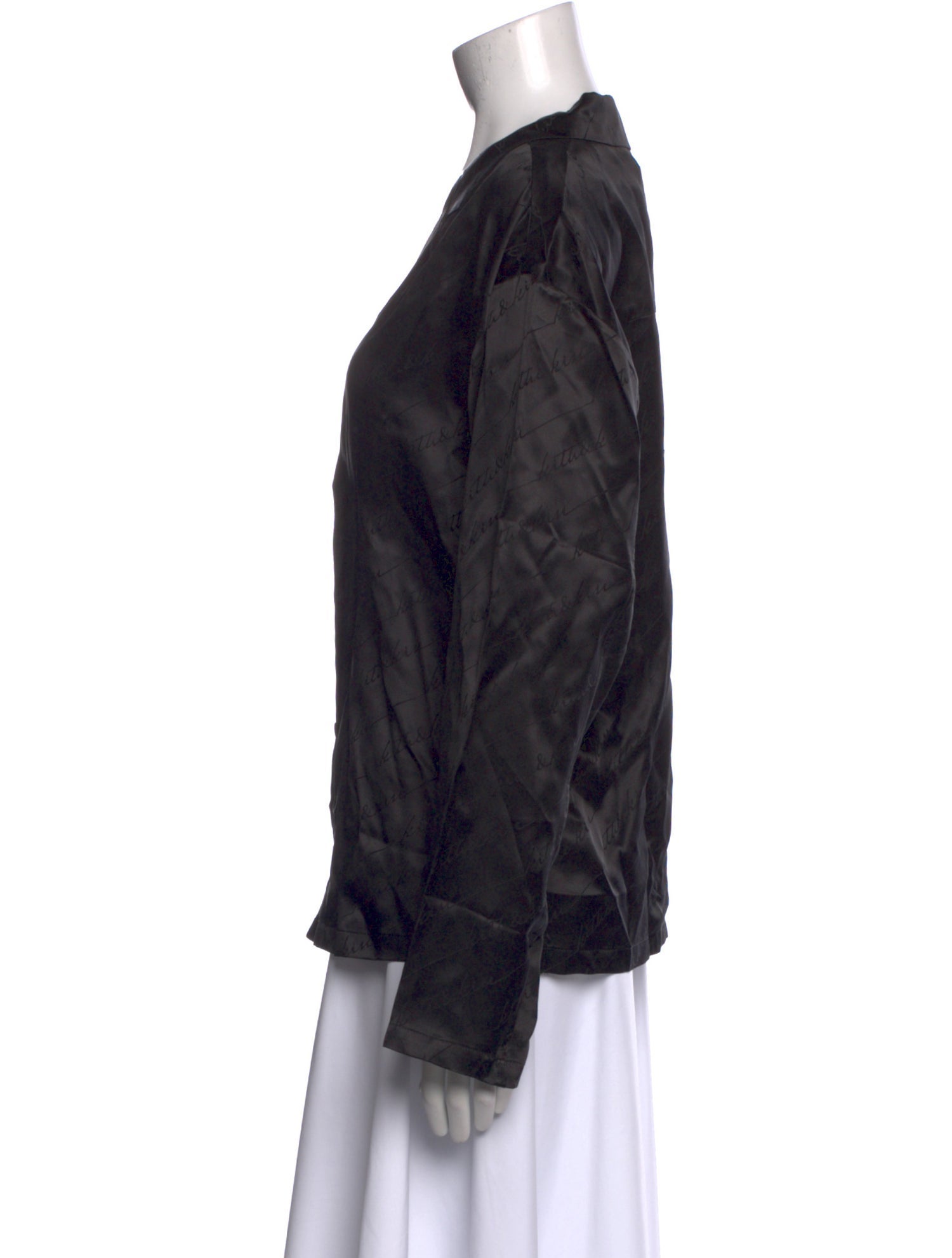 KITH Silk V-Neck Blouse w/ Tags