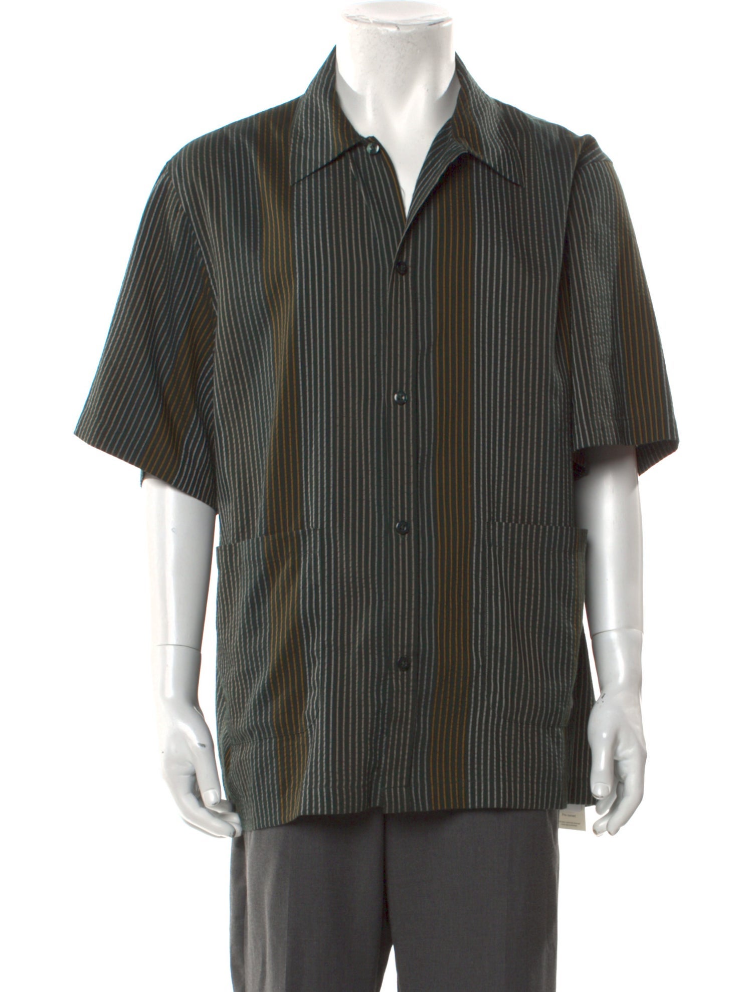 KITH Striped Three-Quarter Sleeve Shirt