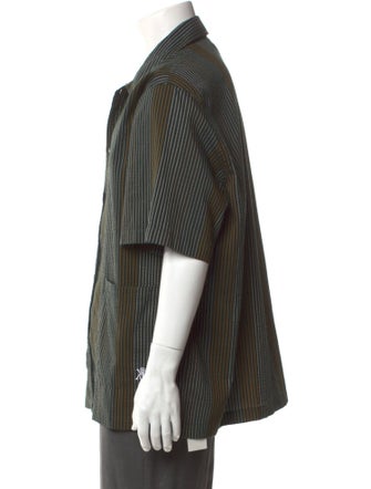 KITH Striped Three-Quarter Sleeve Shirt