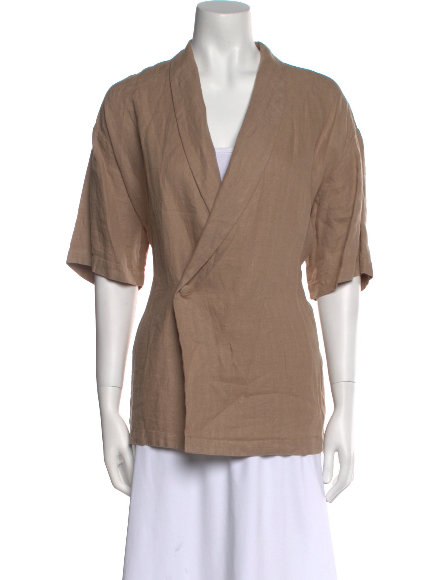 KITH Linen V-Neck Polo