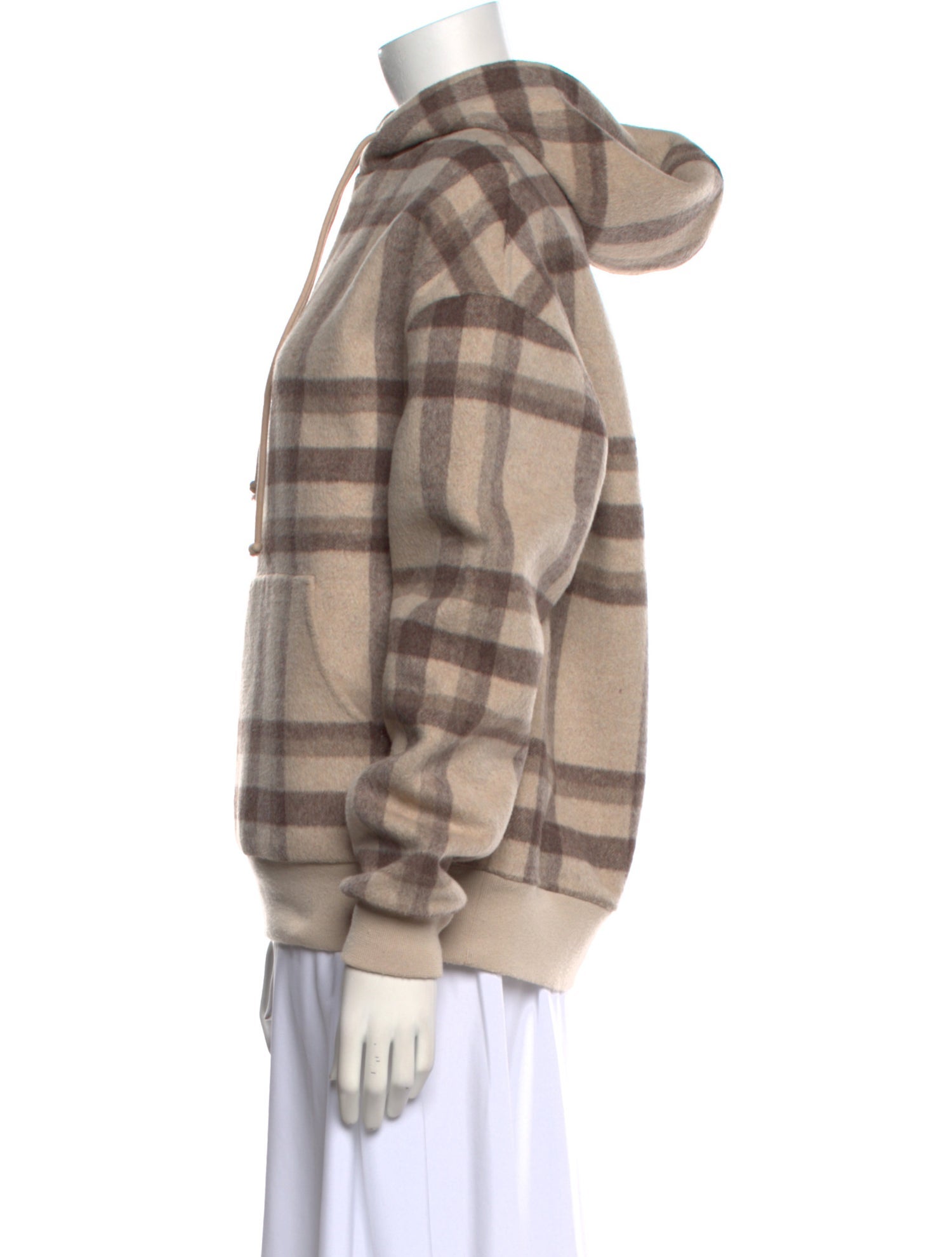 KITH Plaid Print Mock Neck Sweatshirt