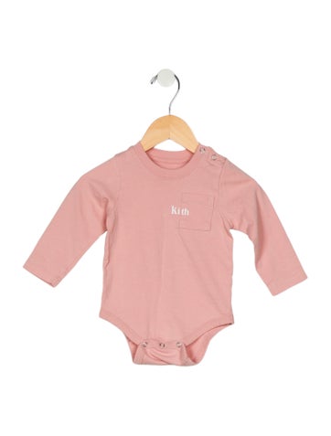 Kith Sizes 0-24 Months Infant Girls' Cotton Long-Sleeve One-Piece 12M