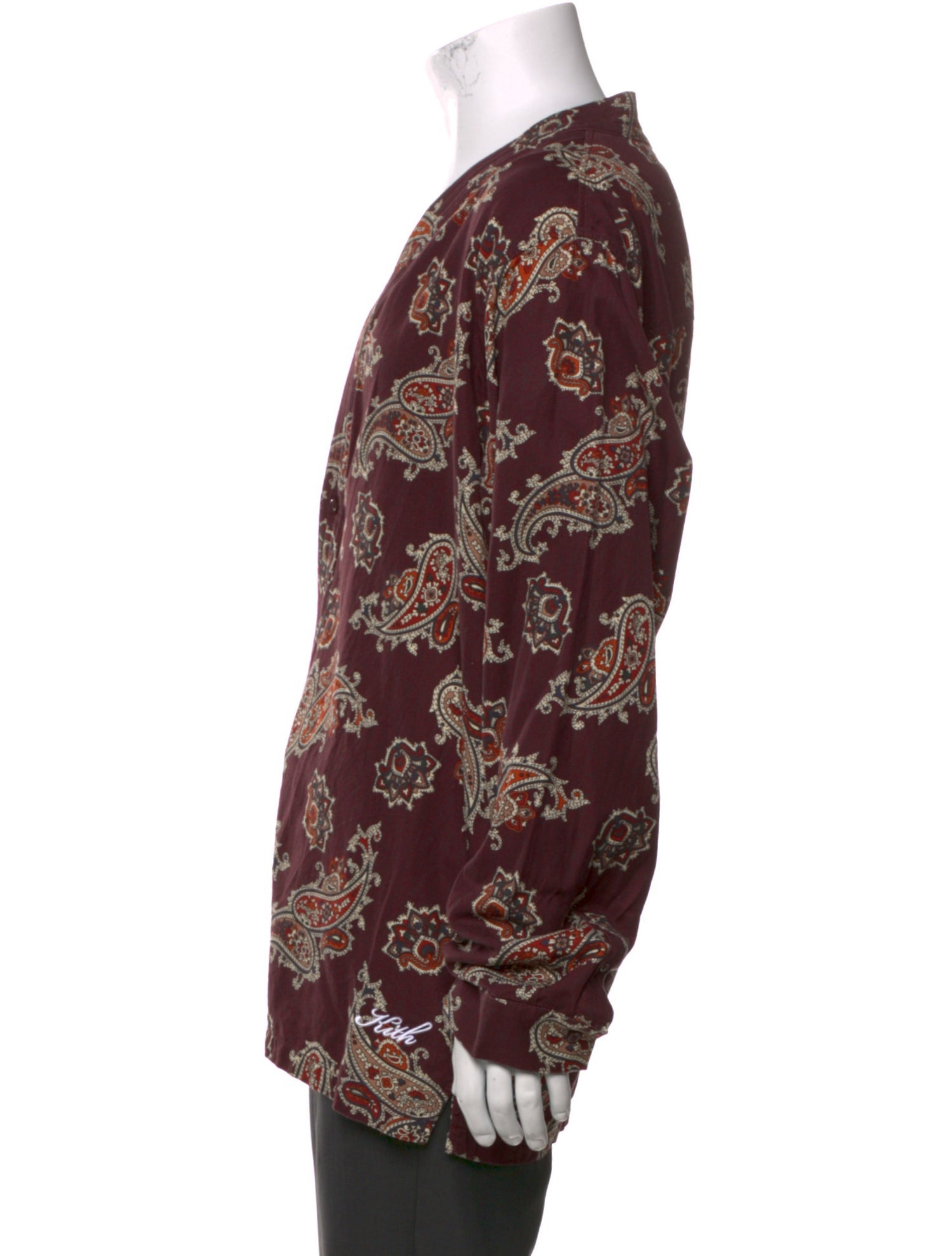 KITH Floral Print Long Sleeve Shirt