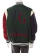 KITH Virgin Wool Colorblock Pattern Varsity Jacket
