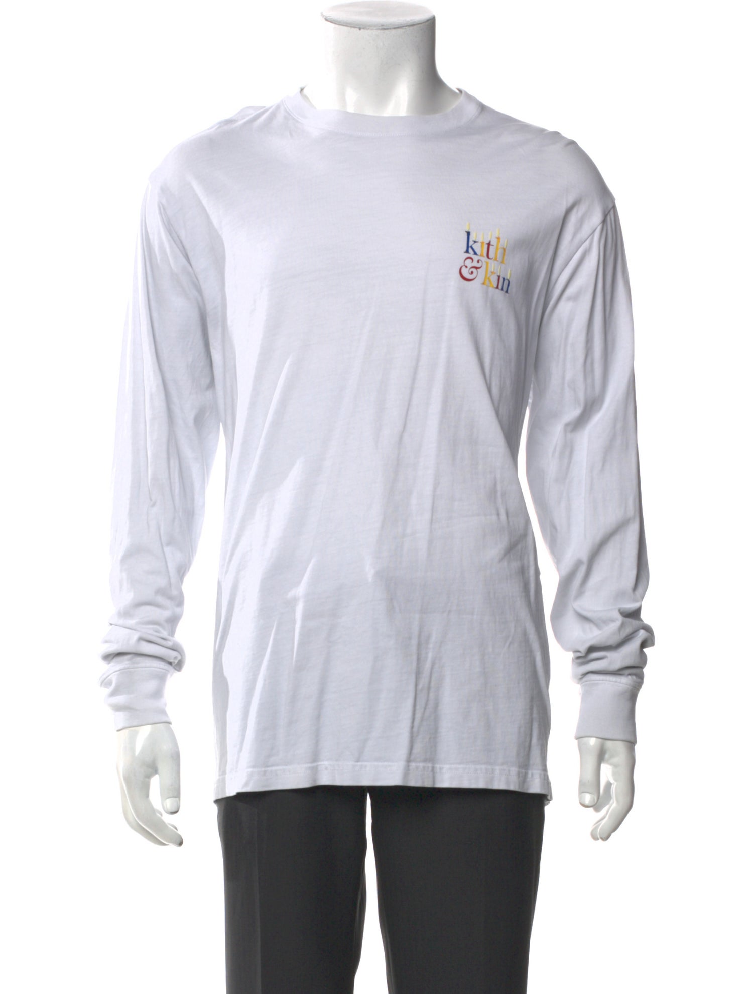 KITH Graphic Print Crew Neck Henley