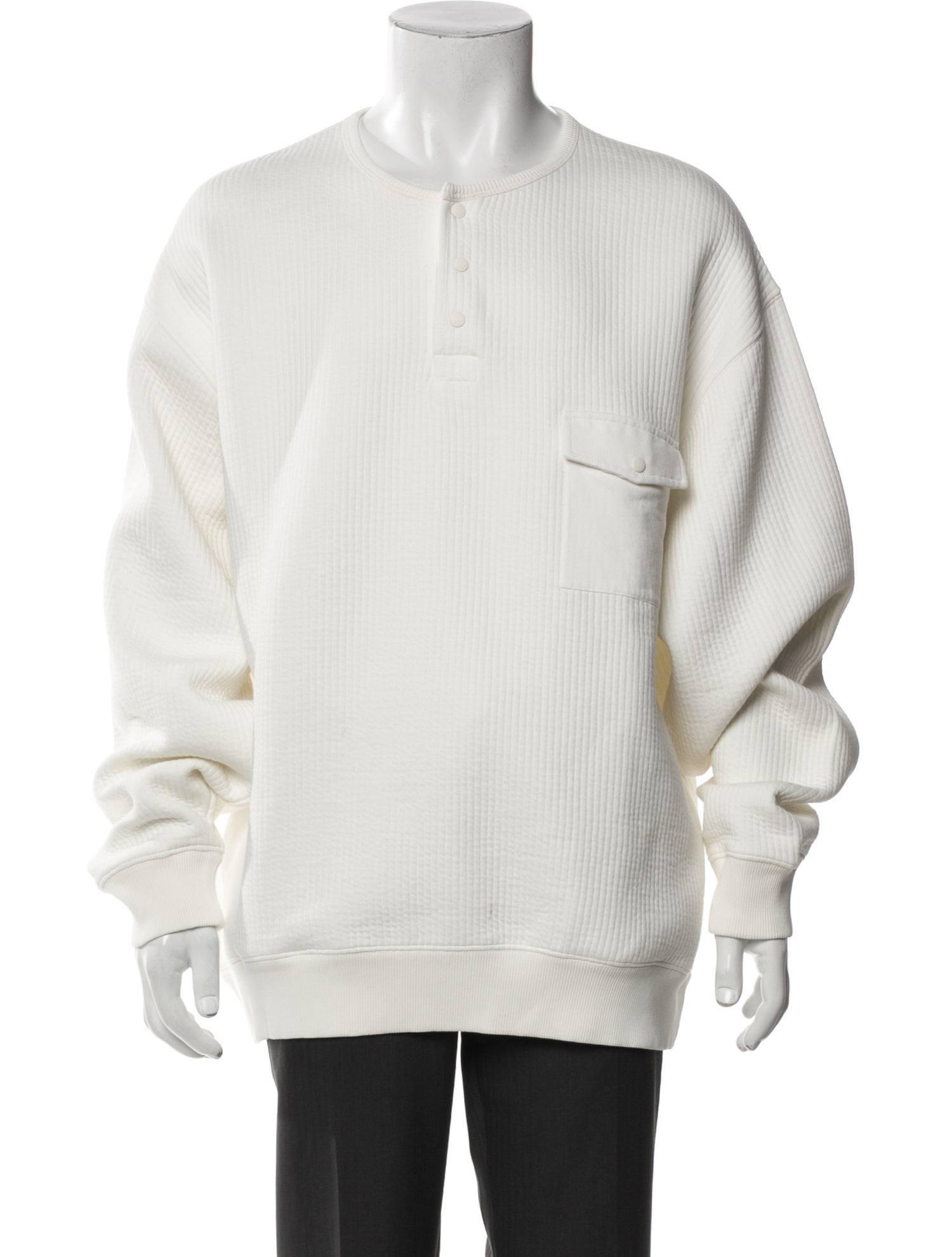 KITH Crew Neck Long Sleeve Henley