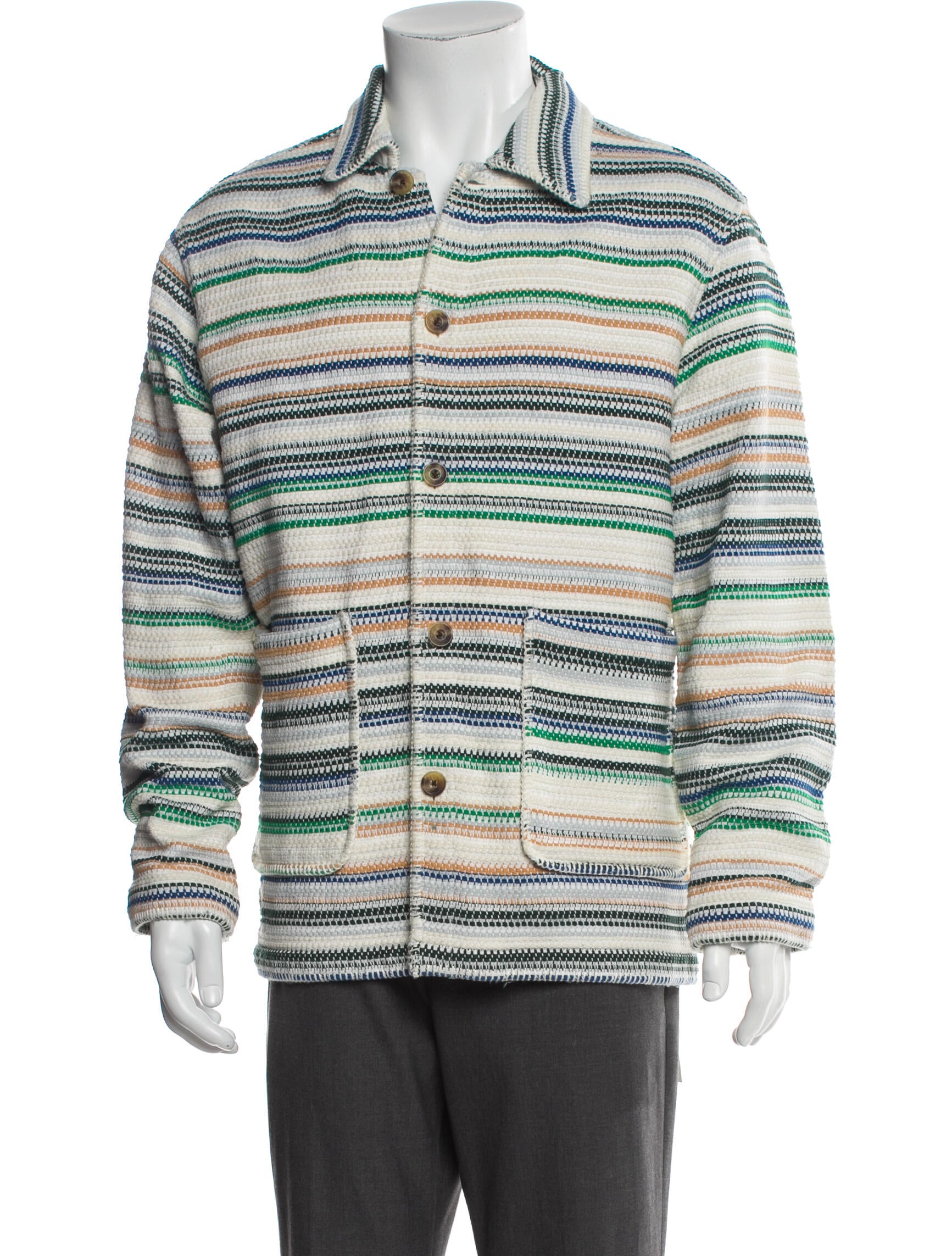 KITH Striped Puffer Coat