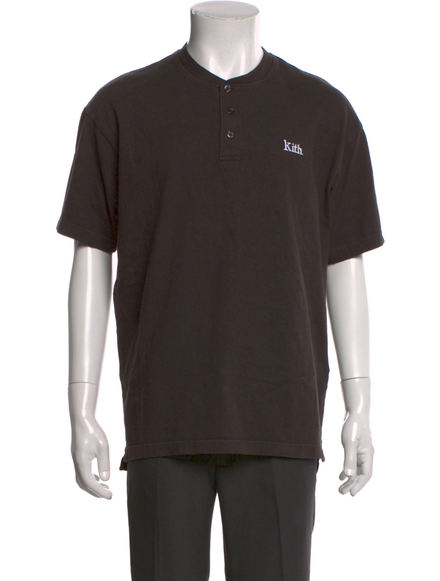 KITH Crew Neck Short Sleeve Henley