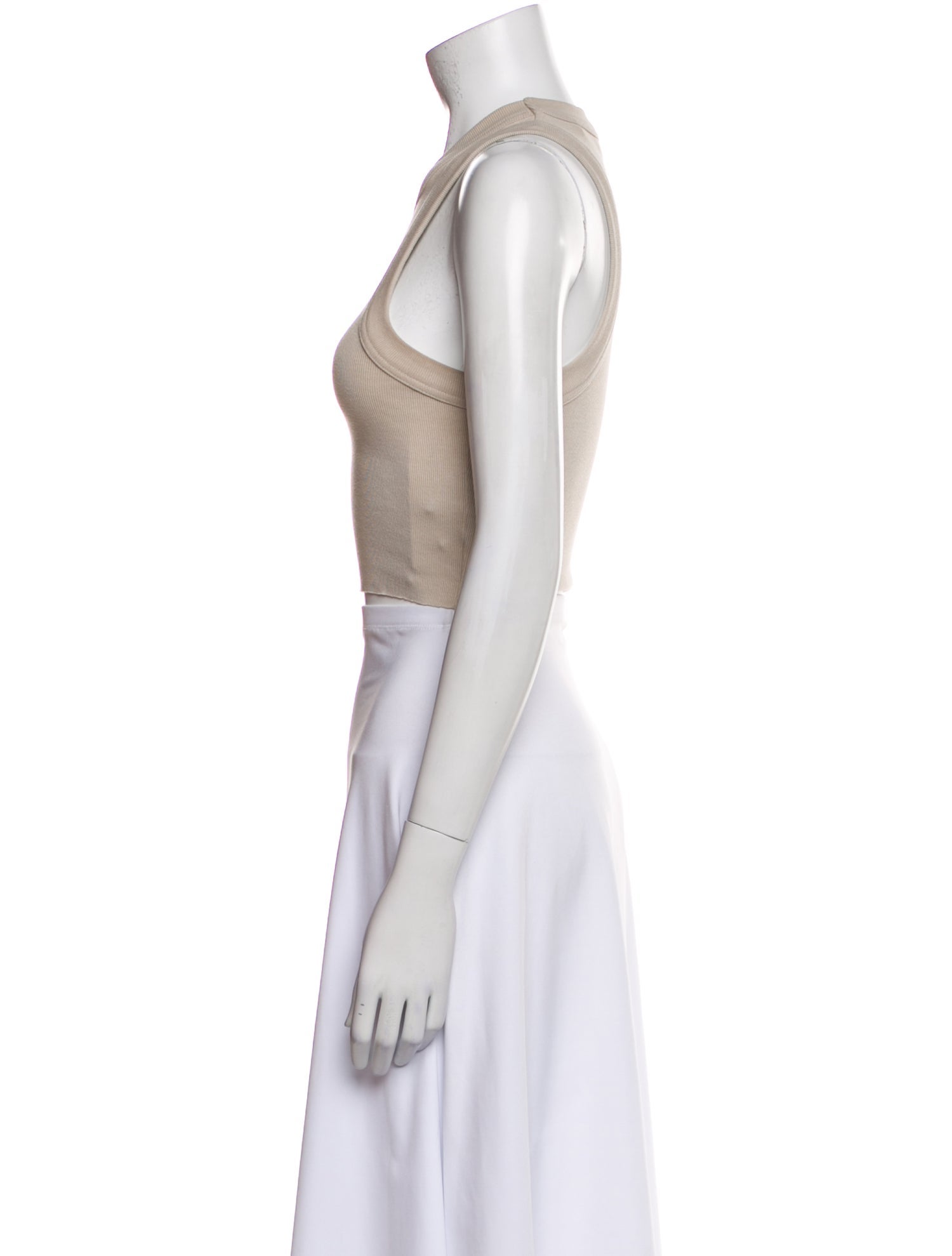 KITH Crew Neck Sleeveless Crop Top