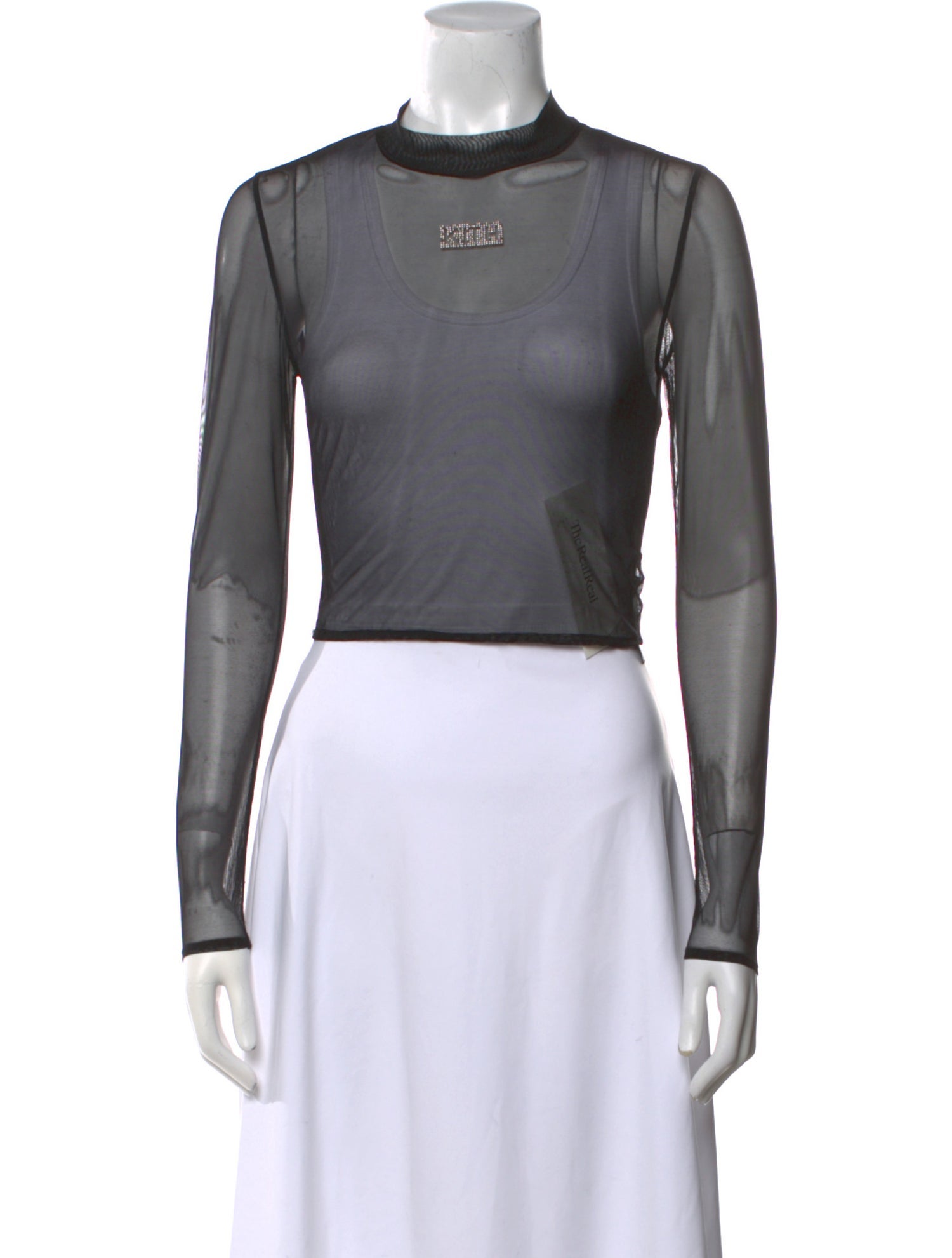 KITH Nylon Crew Neck Crop Top