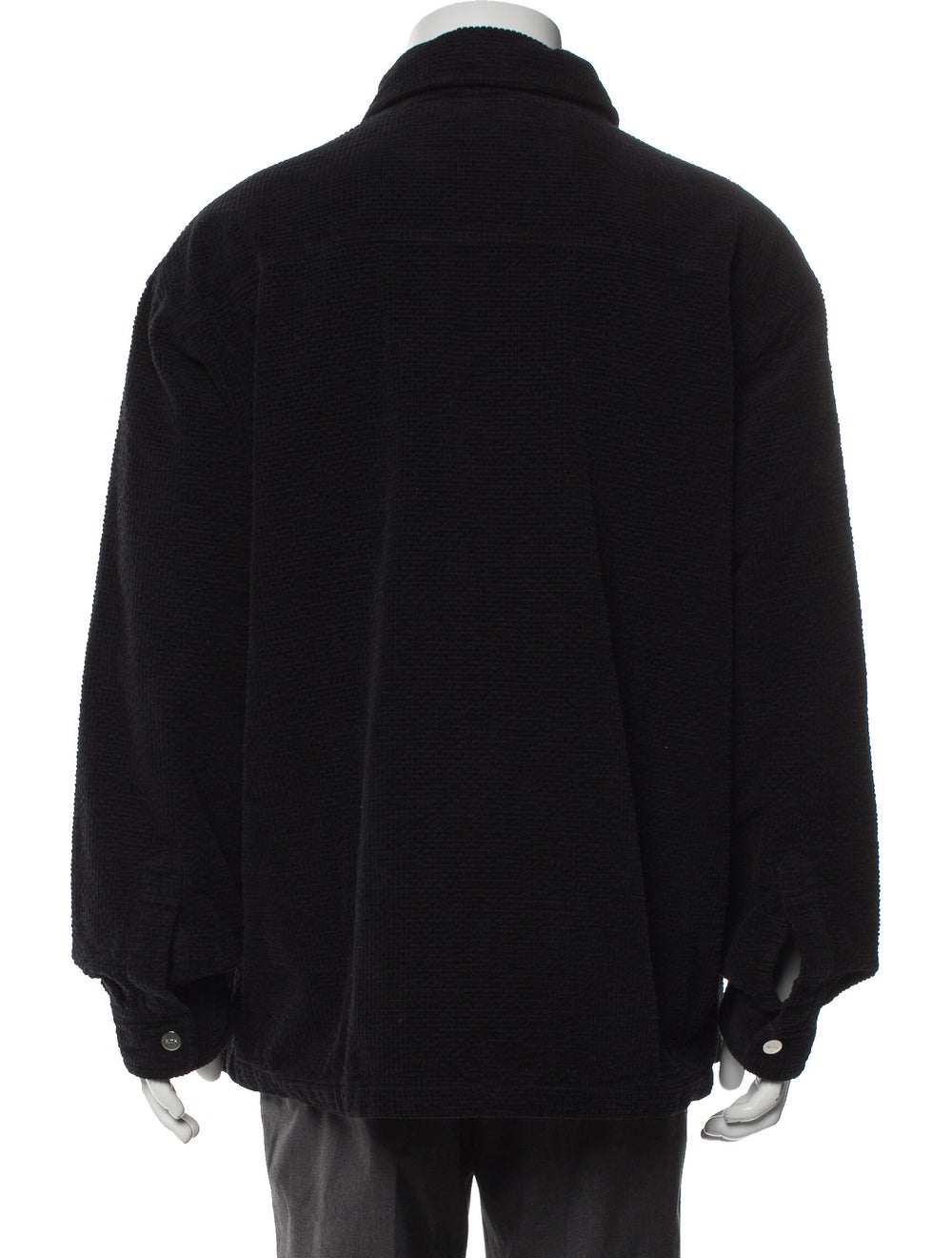 Kith Denim Jacket Black Spread Collar Patch Pocke… - image 3