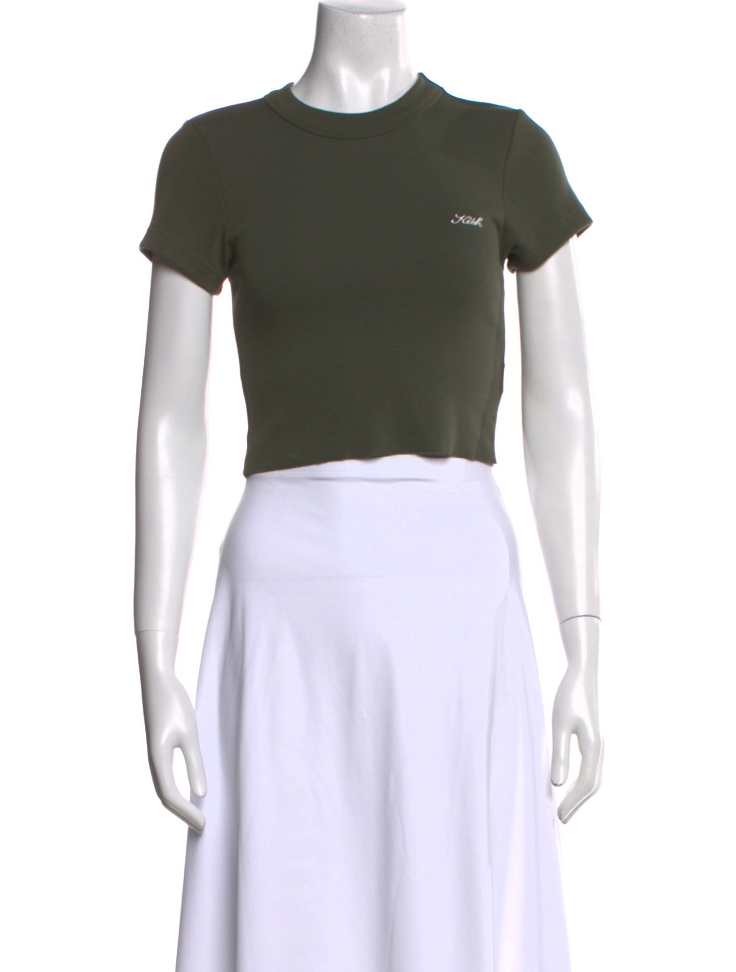 KITH Crew Neck Short Sleeve Crop Top