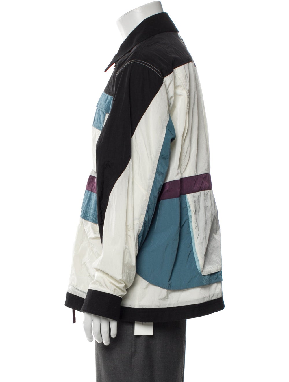 Kith Windbreaker Colorblock Pattern Embroidered A… - image 2