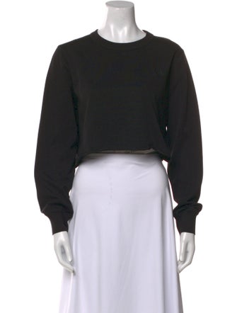 KITH Crew Neck Long Sleeve Crop Top