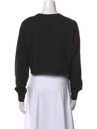 KITH Crew Neck Long Sleeve Crop Top