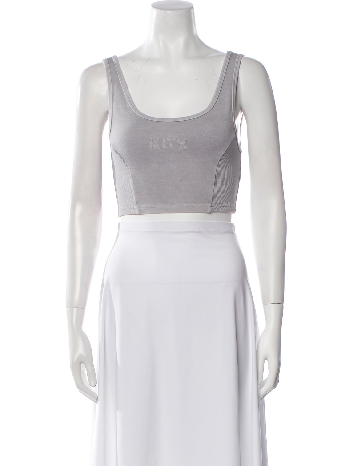 KITH Scoop Neck Sleeveless Crop Top