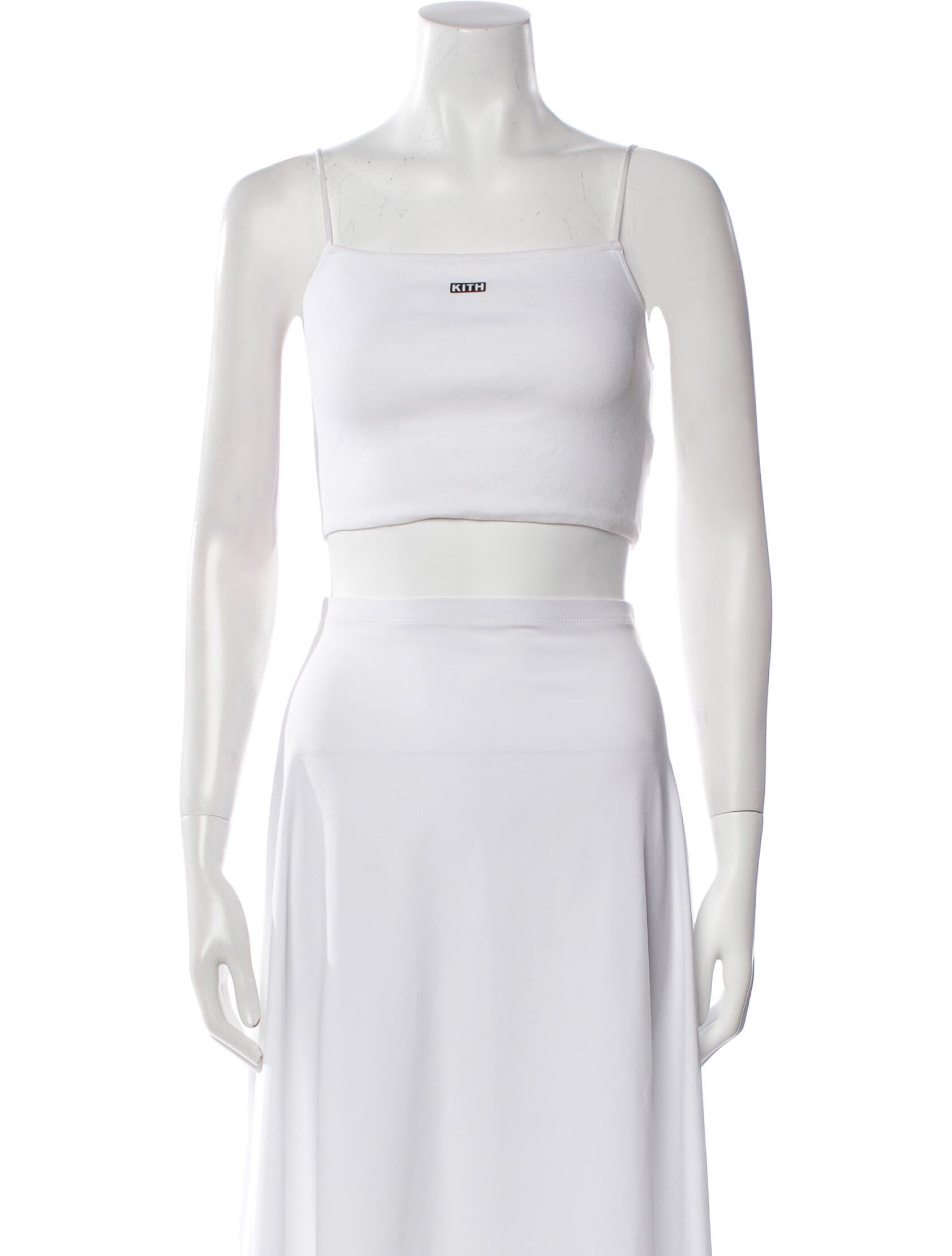 KITH Square Neckline Sleeveless Crop Top