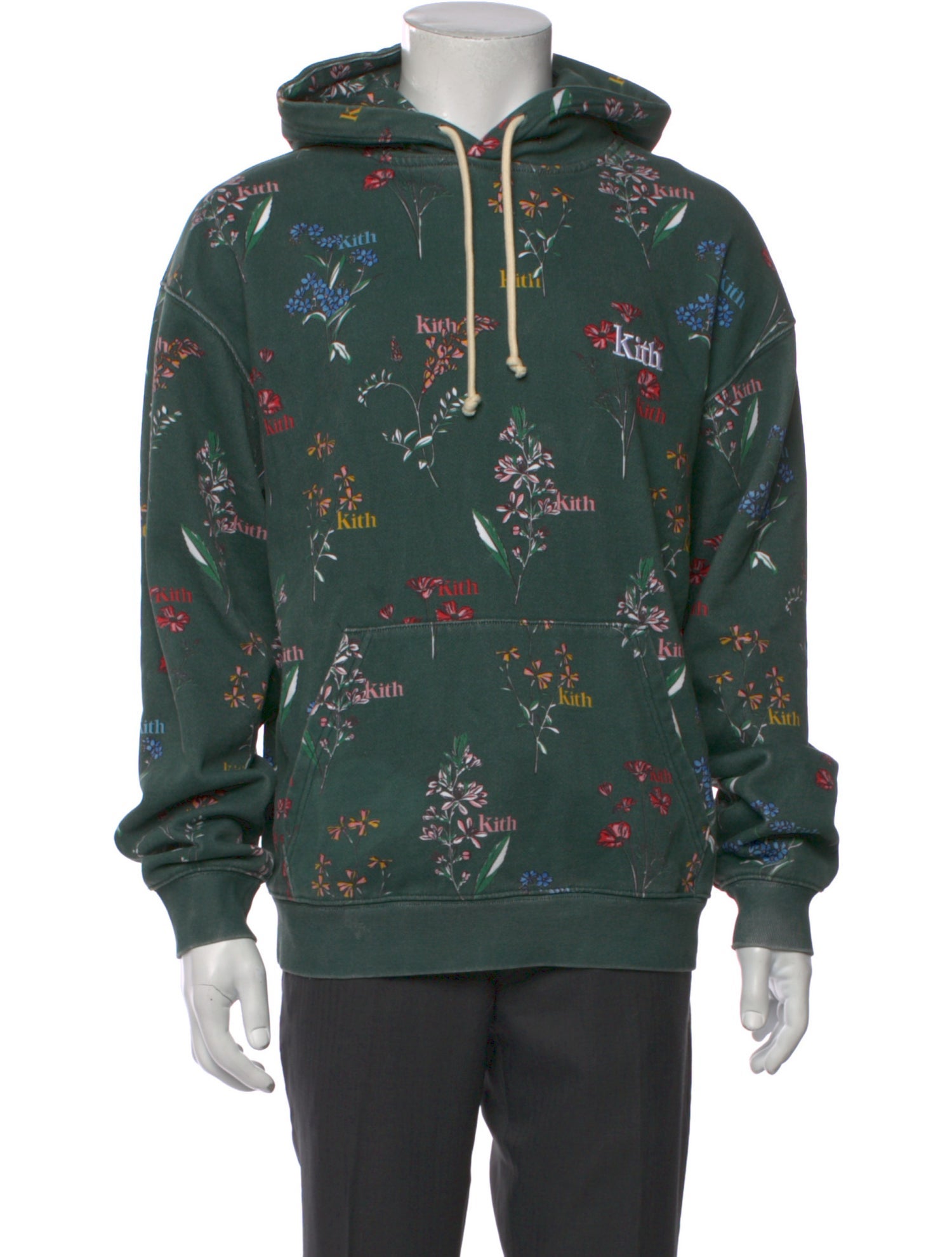 KITH Graphic Print Crew Neck Hoodie