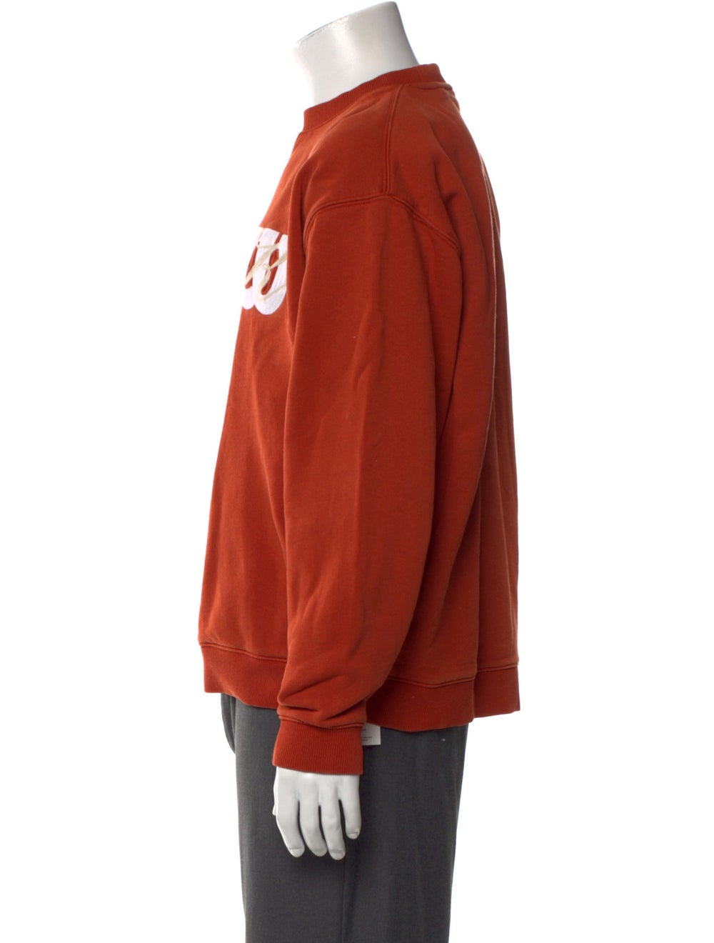 Kith Pullover Orange Graphic Print Embroidered Ac… - image 2