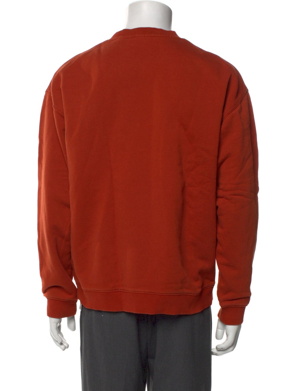 Kith Pullover Orange Graphic Print Embroidered Ac… - image 3