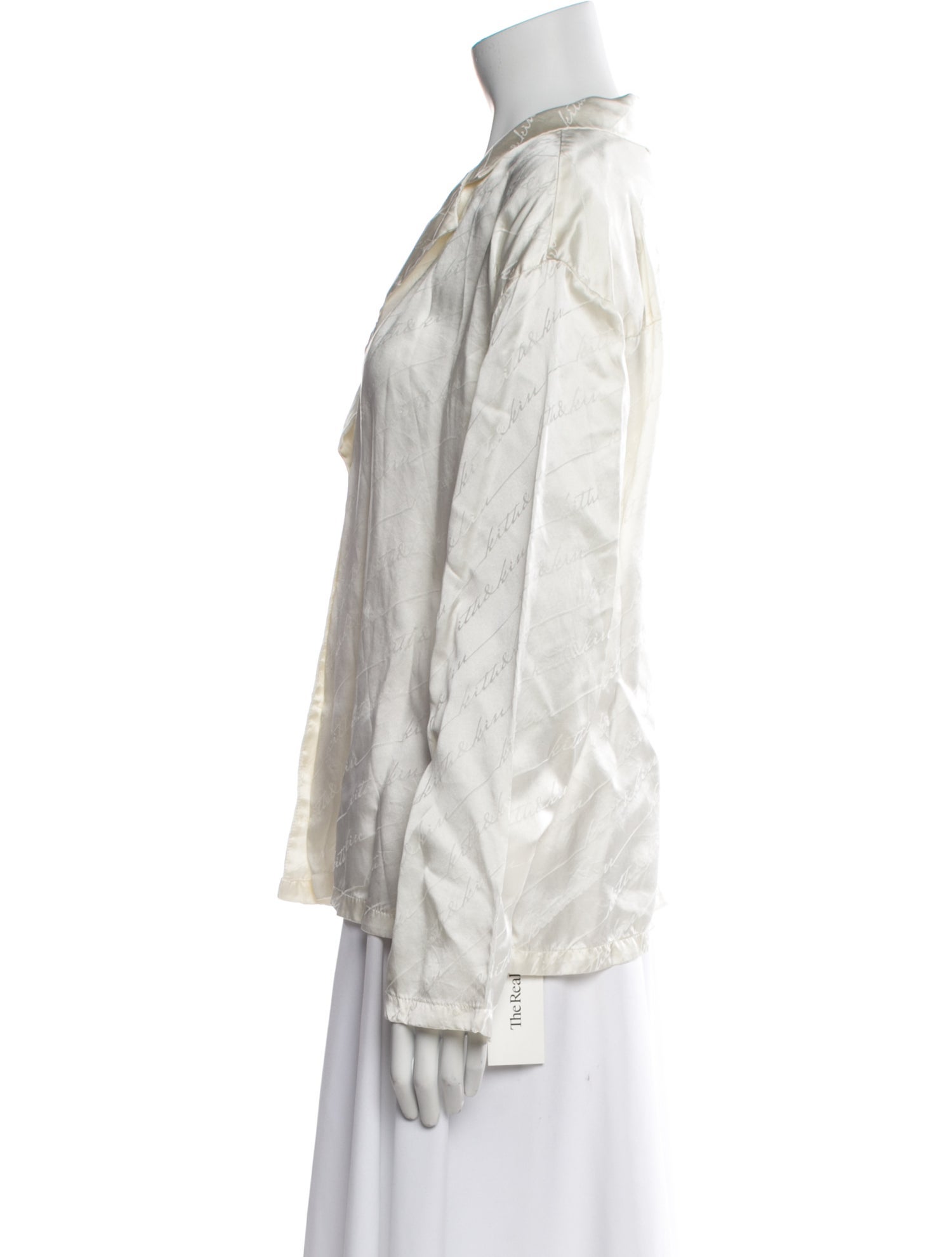 KITH Silk V-Neck Blouse