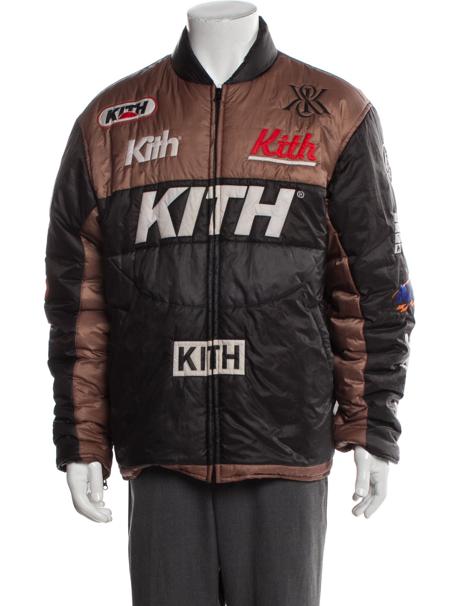 KITH Graphic Print Puffer Coat