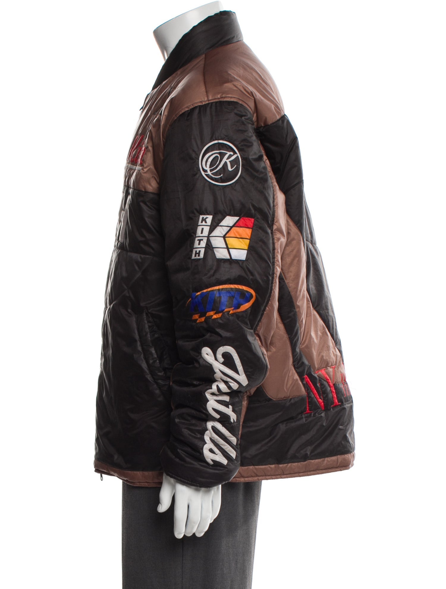KITH Graphic Print Puffer Coat
