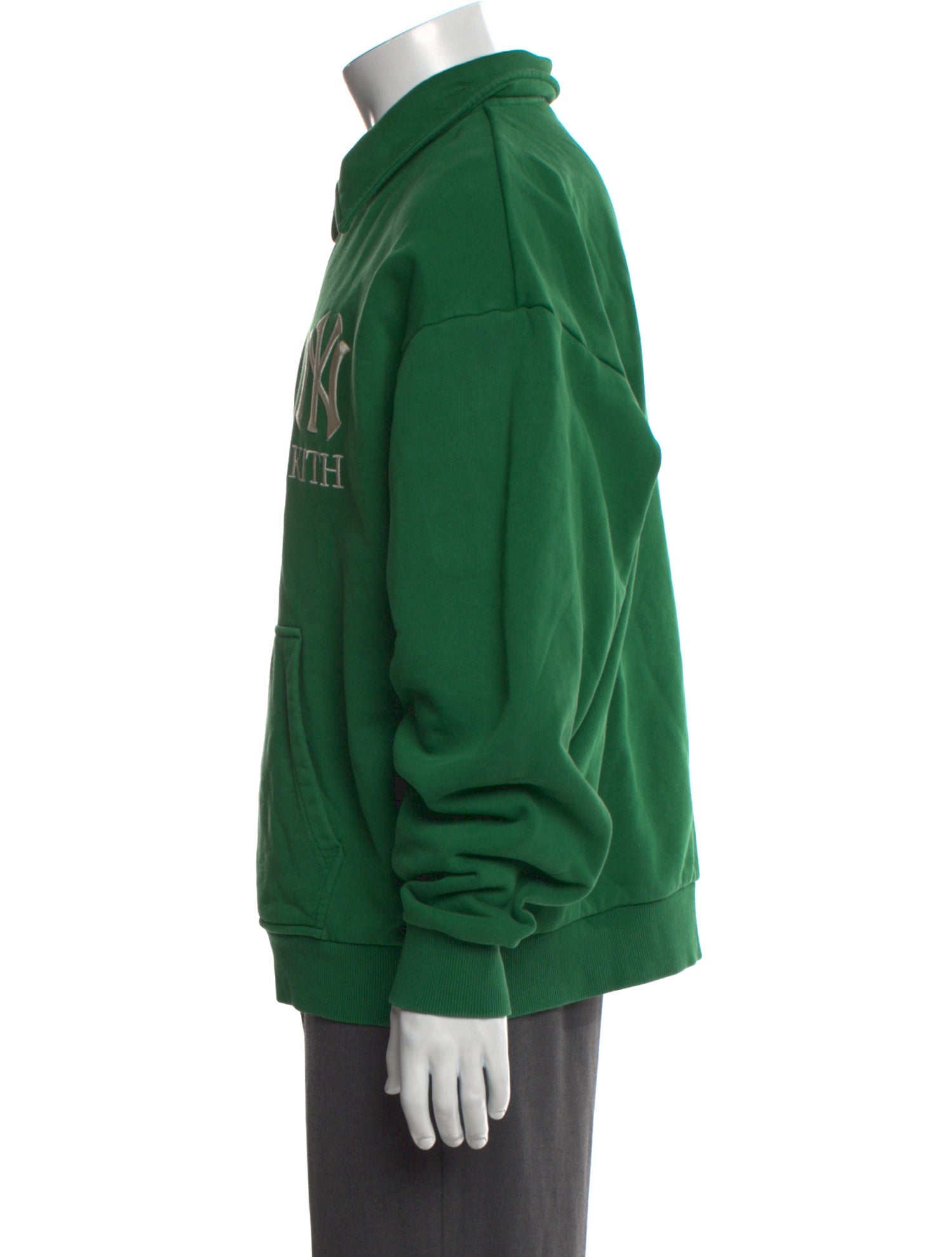 KITH x MLB Graphic Print Mock Neck Polo Sweater