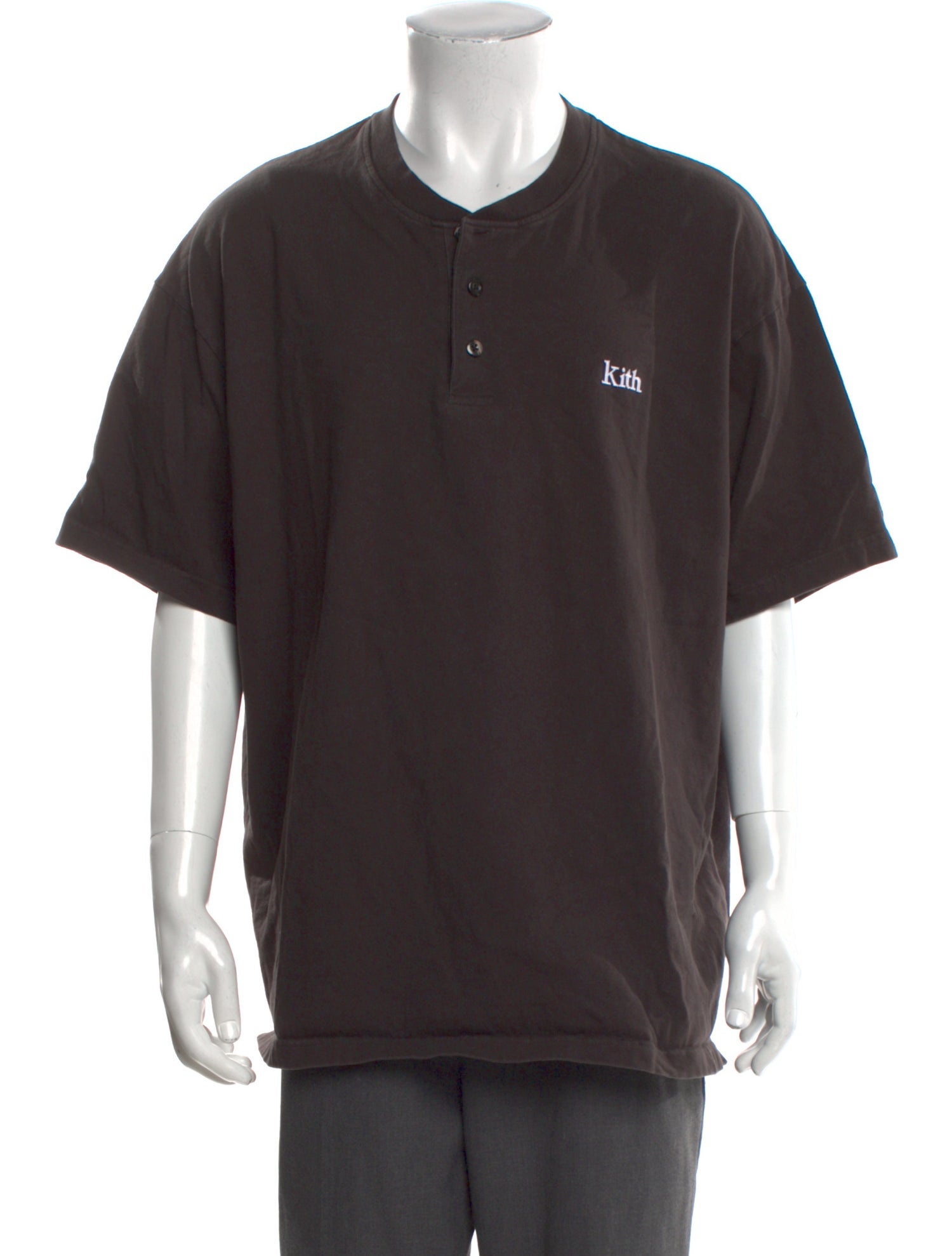 KITH Crew Neck Short Sleeve Henley