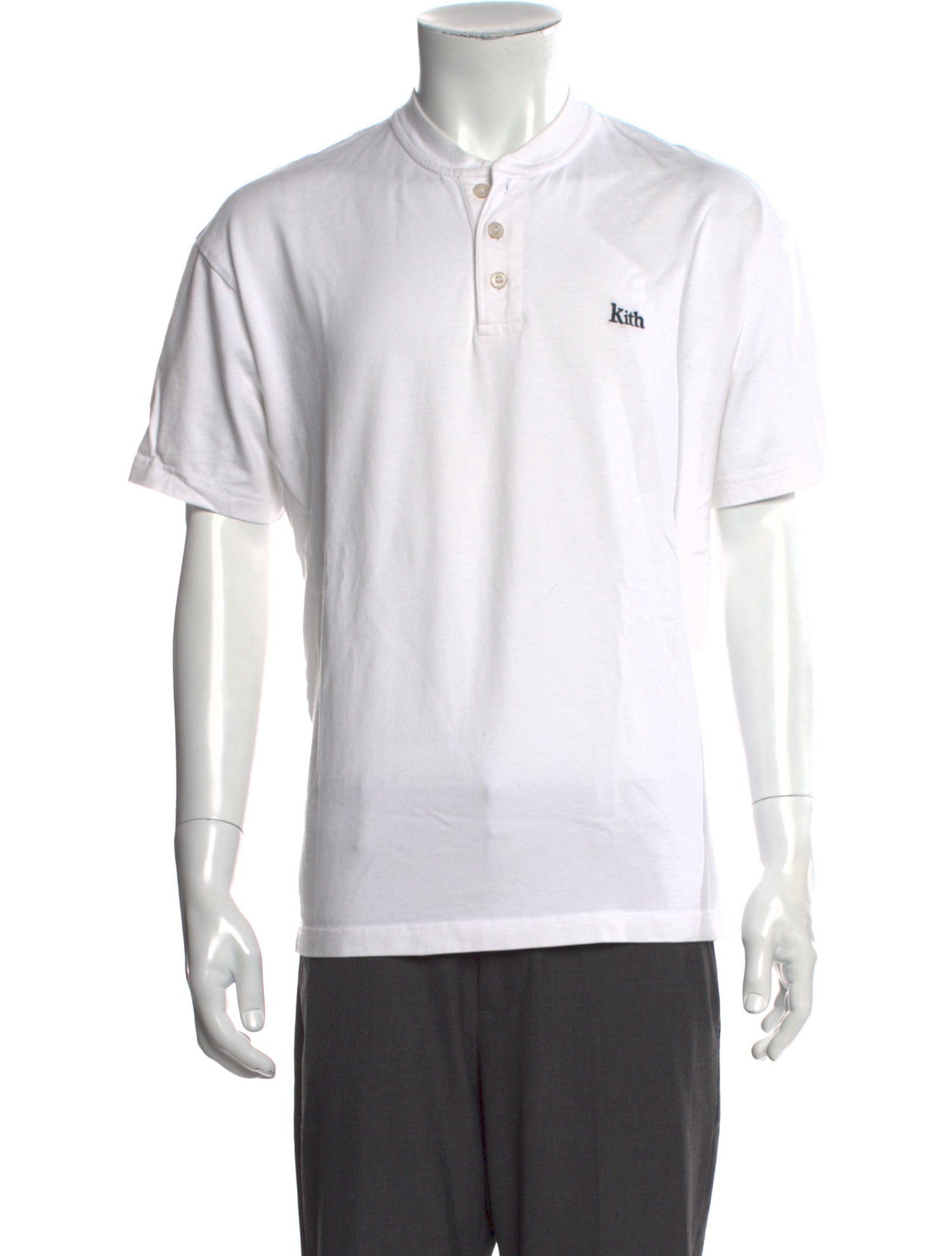 KITH Crew Neck Short Sleeve Henley