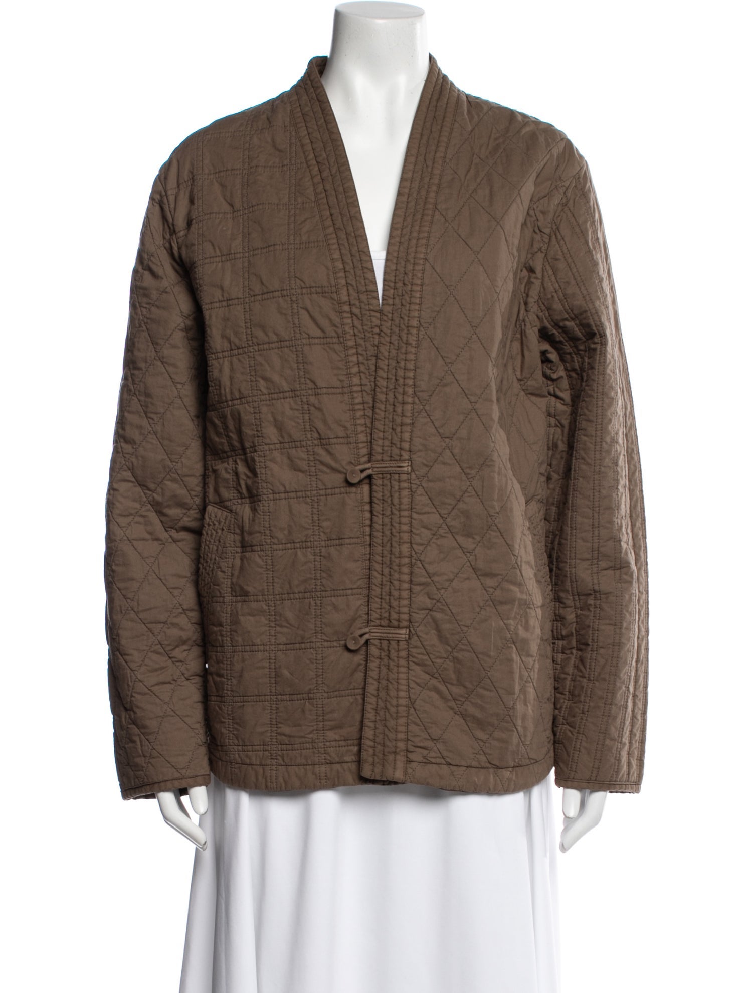 KITH Quilted Pattern Overcoat