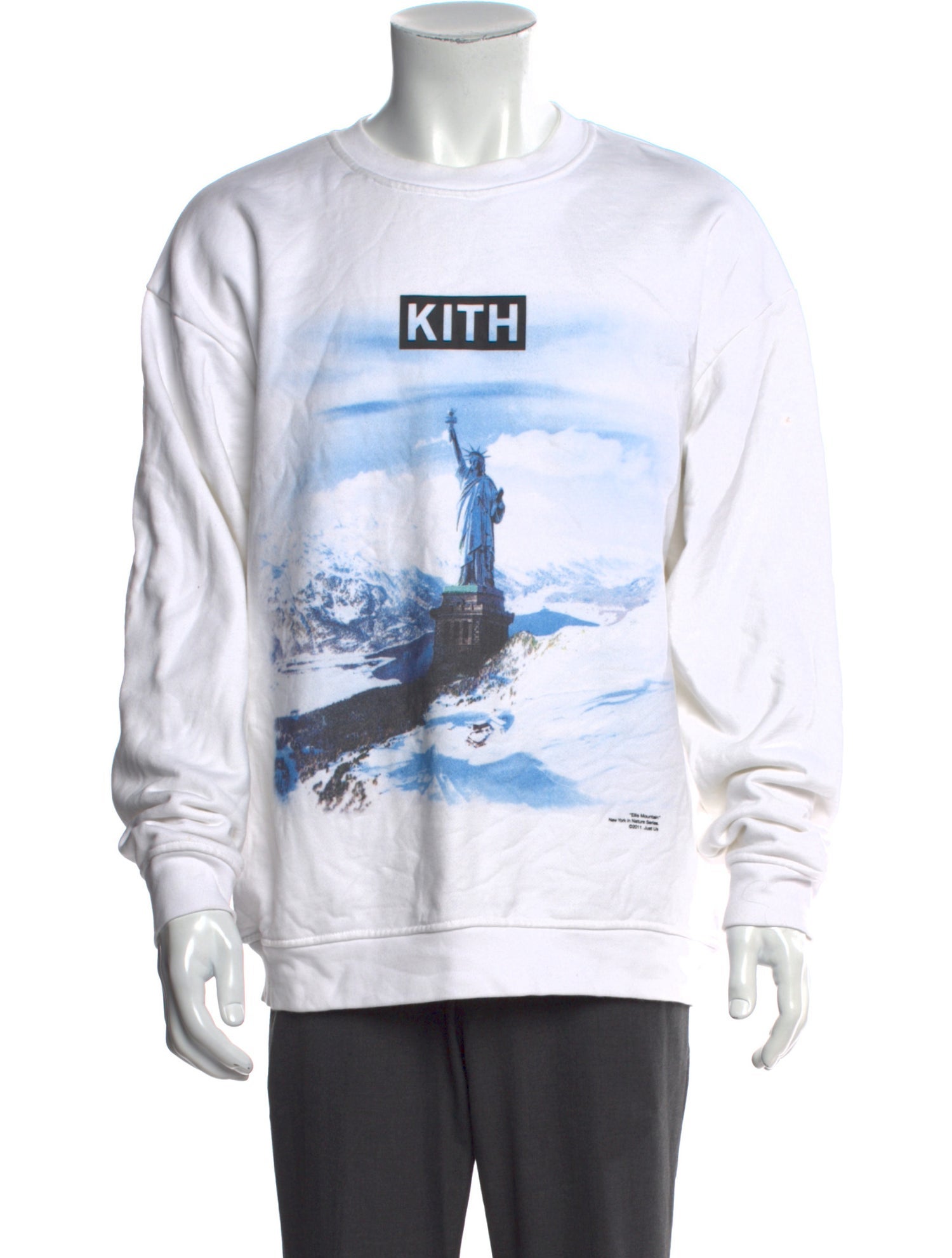 KITH Graphic Print Crew Neck Pullover